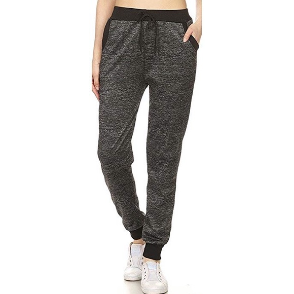 Gray Dark or Light joggers pockets drawstr - Picture 3 of 6